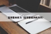 篮球基本练习（篮球基础训练动作）