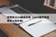世界杯2014精彩扑救（2018俄罗斯世界杯十佳扑救）