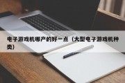 电子游戏机哪产的好一点（大型电子游戏机种类）