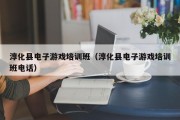淳化县电子游戏培训班（淳化县电子游戏培训班电话）